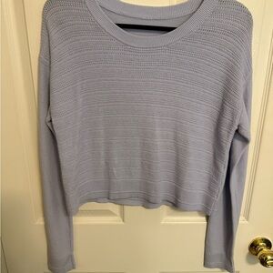 Lululemon - Baby Blue Knit Sweater